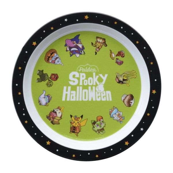Photo5: Pokemon Center 2023 Paldea Spooky Halloween Melamine plate 4 pcs (5)