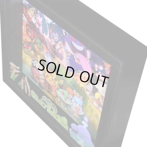 Photo3: Pokemon Center 2023 Paldea Spooky Halloween Framed Acrylic Art (3)