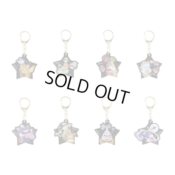 ꕤデザインチャーム3点setꕤ② Pokemon Center 2023 Paldea Spooky Halloween Wooden Charm Key