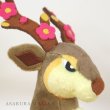 Photo5: Pokemon Center 2023 Pokemon fit Mini Plush #586 Sawsbuck Spring Form doll Toy (5)