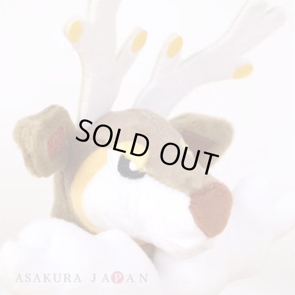 Photo5: Pokemon Center 2023 Pokemon fit Mini Plush #586 Sawsbuck Winter Form doll Toy (5)