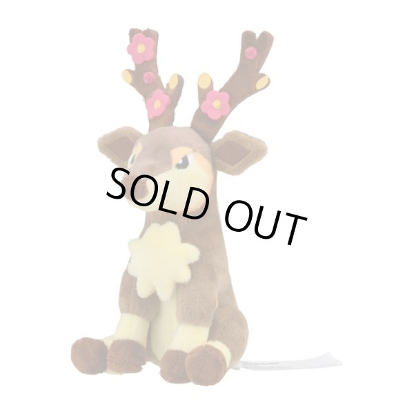 Photo1: Pokemon Center 2023 Pokemon fit Mini Plush #586 Sawsbuck Spring Form doll Toy (1)