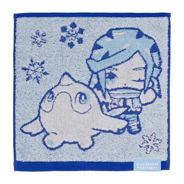 Photo1: Pokemon Center 2023 Pokemon Trainer Hand towel Handkerchief Grusha Cetoddle Paldea Region (1)