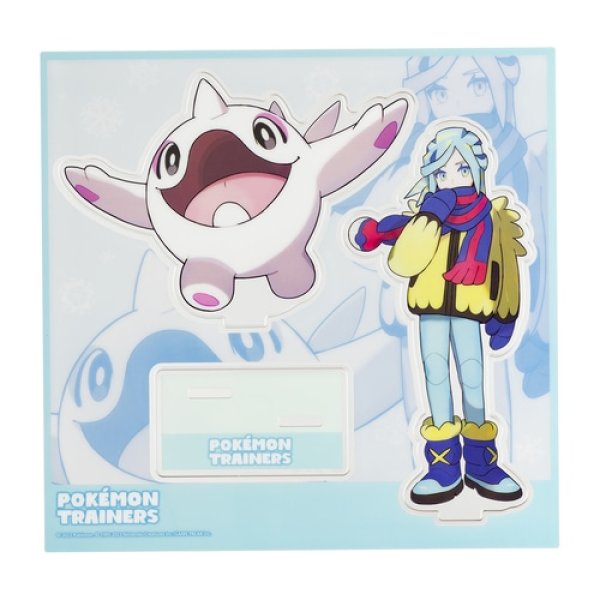 Photo1: Pokemon Center 2023 Pokemon Trainers Acrylic Stand Grusha Cetoddle Paldea Region (1)