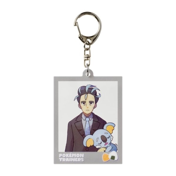 Photo1: Pokemon Center 2023 Pokemon Trainer Photo Frame Style Acrylic Key chain Larry Komala (1)