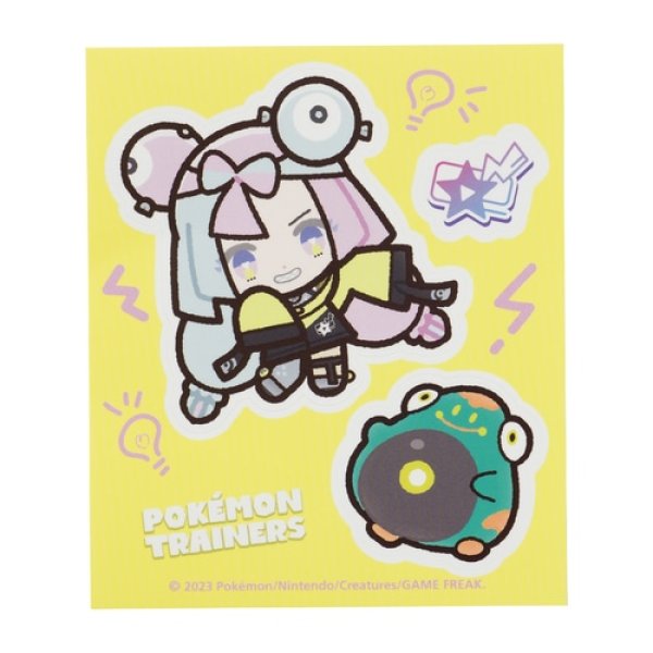 Photo1: Pokemon Center 2023 Pokemon Trainer Sticker Sheet Iono Bellibolt Paldea Region (1)