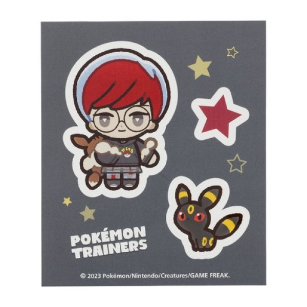 Photo1: Pokemon Center 2023 Pokemon Trainer Sticker Sheet Penny Umbreon Paldea Region (1)