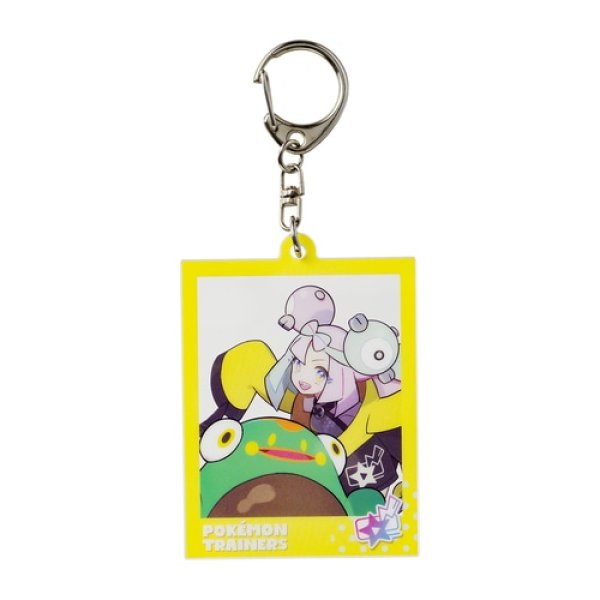 Photo1: Pokemon Center 2023 Pokemon Trainer Photo Frame Style Acrylic Key chain Iono Bellibolt (1)