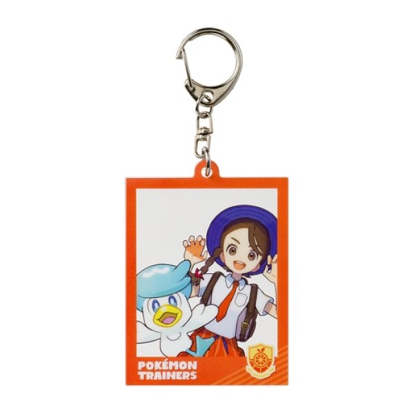 Photo1: Pokemon Center 2023 Pokemon Trainer Photo Frame Style Acrylic Key chain Juliana Quaxly (1)