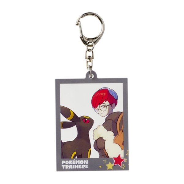 Photo1: Pokemon Center 2023 Pokemon Trainer Photo Frame Style Acrylic Key chain Penny Umbreon (1)