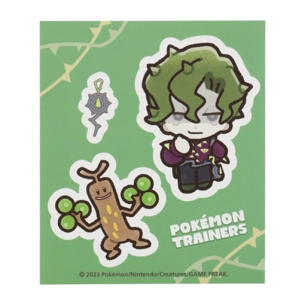 Photo1: Pokemon Center 2023 Pokemon Trainer Sticker Sheet Brassius Sudowoodo Paldea Region (1)