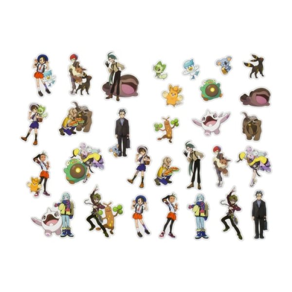 Photo1: Pokemon Center 2023 Pokemon Trainer PET Sticker Sheet set Paldea Region (1)