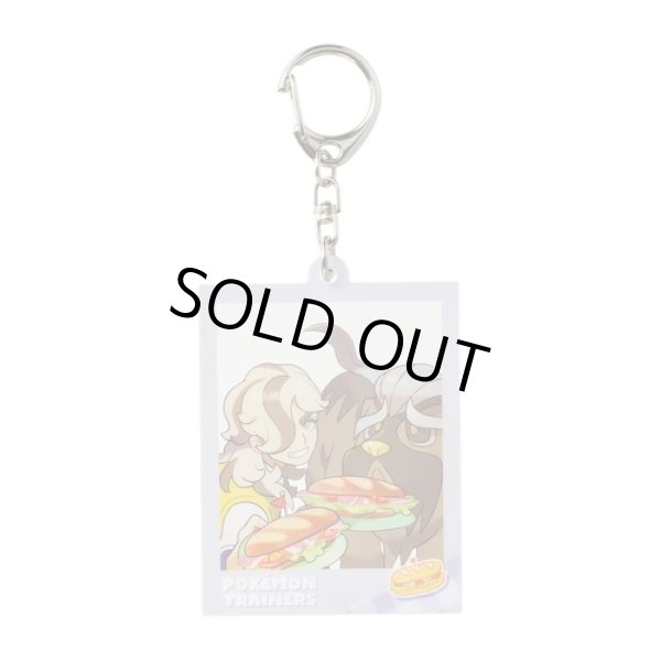 Photo1: Pokemon Center 2023 Pokemon Trainer Photo Frame Style Acrylic Key chain Arven Mabosstiff (1)