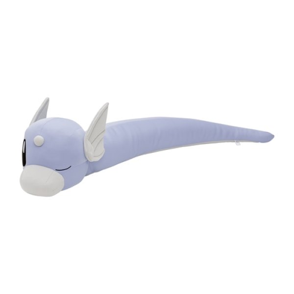 Photo1: Pokemon Center 2023 Hug Cushion Plush doll Dratini (1)