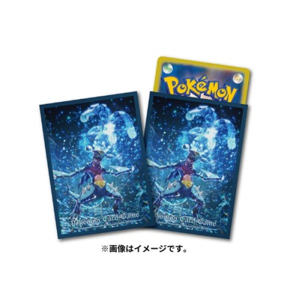 Photo1: Pokemon Center Original Card Game Sleeve Terristial Garchomp Premium Gloss ver. 64 sleeves (1)