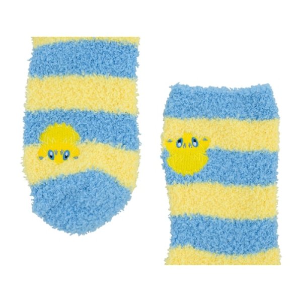 Photo3: Pokemon Center 2023 Socks for Women 23 - 25 cm 1 Pair Fluffy MOKOMOKO Joltik (3)