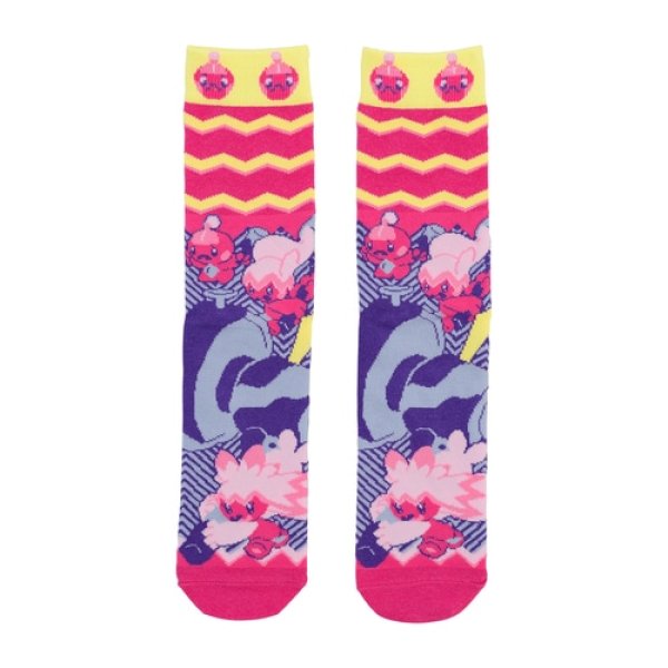 Photo1: Pokemon Center 2023 Socks for Women 23 - 25 cm 1 Pair Middle Tinkatink (1)