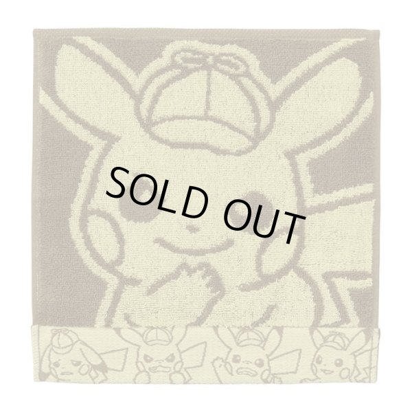Photo1: Pokemon Center 2023 Detective Pikachu Returns Hand towel Handkerchief (1)