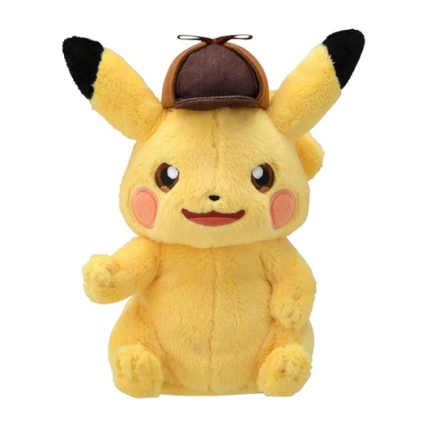 Photo1: Pokemon Center 2023 Detective Pikachu Returns Talking Plush doll Pikachu (1)