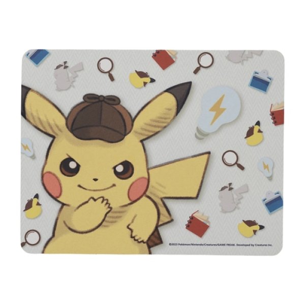 Photo1: Pokemon Center 2023 Detective Pikachu Returns Mouse pad (1)