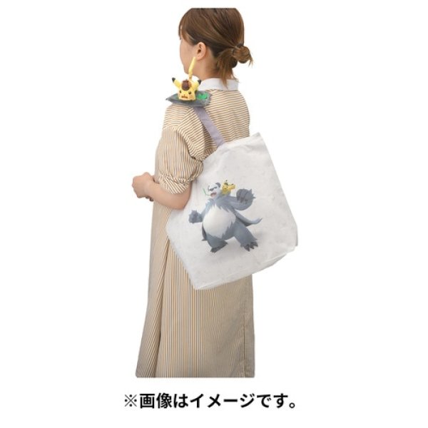 Photo5: Pokemon Center 2023 Detective Pikachu Returns Plush Folding eco bag (5)