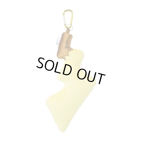 Photo2: Pokemon Center 2019 Big Pikachu tail with carabiner Plush Key chain (2)