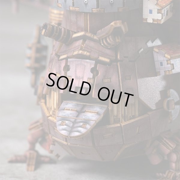 Photo9: Studio Ghibli Wooden Art ki-gu-mi Craft kit Howl's Moving Castle Howl's Castle Color ver. (9)