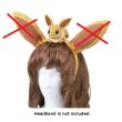Photo6: Pokemon Center 2018 Patchin mascot Eevee Plush Hair Accessory Clip (6)