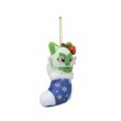 Photo2: Pokemon Center 2023 Paldea’s Christmas Market Plush Mascot Key Chain Sprigatito (2)