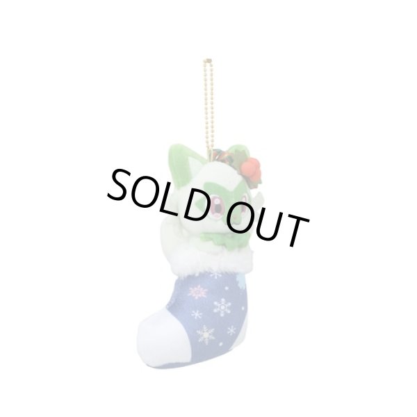 Photo2: Pokemon Center 2023 Paldea’s Christmas Market Plush Mascot Key Chain Sprigatito (2)