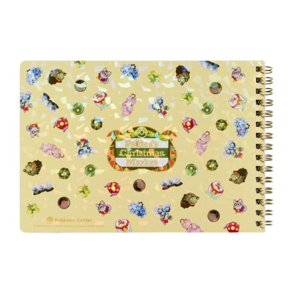 Photo3: Pokemon Center 2023 Paldea’s Christmas Market A5 Size Spiral Notebook (3)