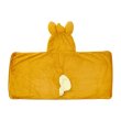 Photo2: Pokemon Center 2023 Fluffy Blanket Pawmi Hooded blanket Lap robe (2)