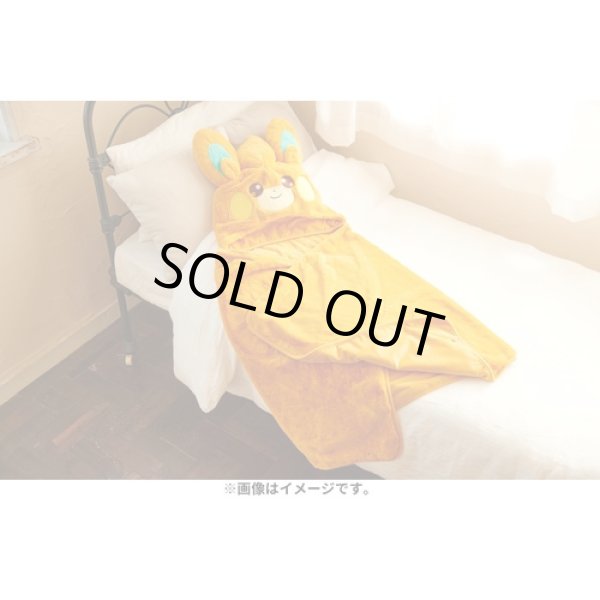 Photo3: Pokemon Center 2023 Fluffy Blanket Pawmi Hooded blanket Lap robe (3)