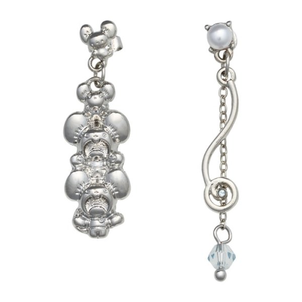Photo1: Pokemon Center 2023 WAKKA de IKKA Maushold Pierced Earrings (1)