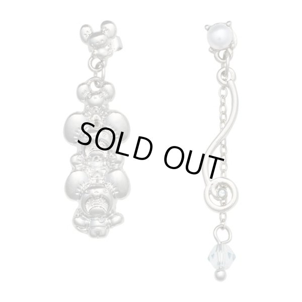 Photo1: Pokemon Center 2023 WAKKA de IKKA Maushold Pierced Earrings (1)