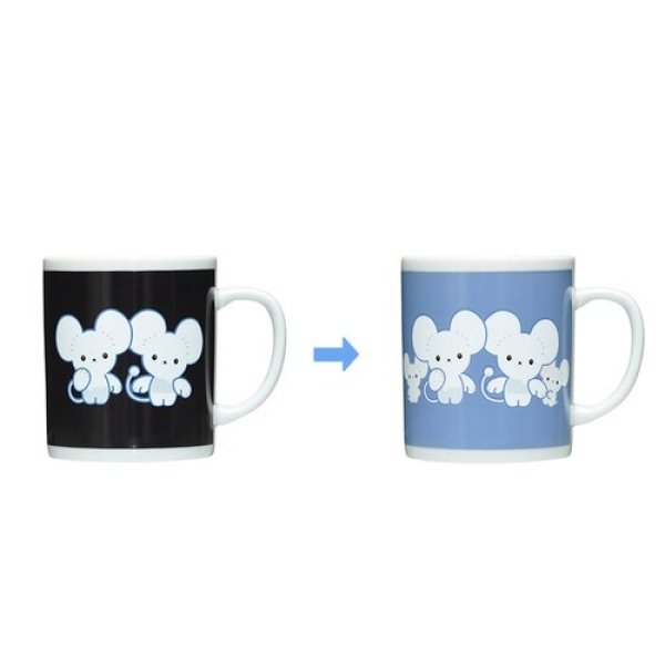 Photo1: Pokemon Center 2023 WAKKA de IKKA Changing Mug Blue ver. Porcelainc (1)