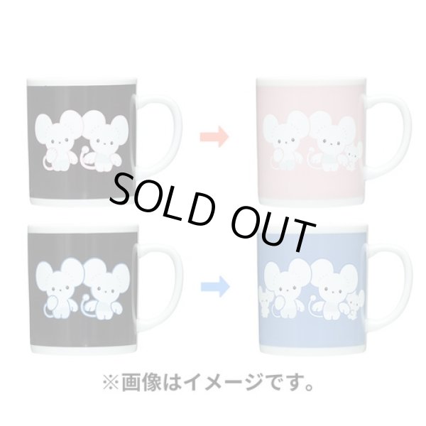 Photo1: Pokemon Center 2023 WAKKA de IKKA Changing Mug Pink Blue 2 pcs Porcelain (1)