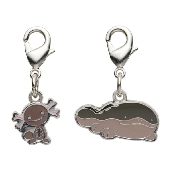 Photo1: Pokemon Center 2023 Metal Charm # P194 980 Paldean Wooper Clodsire (1)