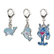 Photo1: Pokemon Center 2023 Metal Charm # 963 964 Finizen Palafin (1)