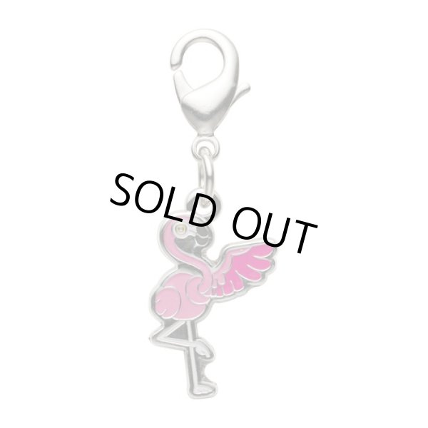 Photo1: Pokemon Center 2023 Metal Charm # 973 Flamigo (1)