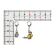 Photo2: Pokemon Center 2023 Metal Charm # 940 941 Wattrel Kilowattrel (2)