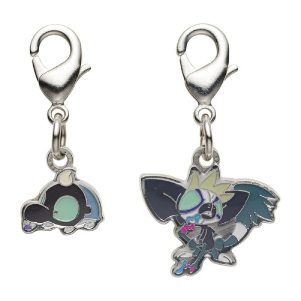 Photo1: Pokemon Center 2023 Metal Charm # 944 945 Shroodle Grafaiai (1)