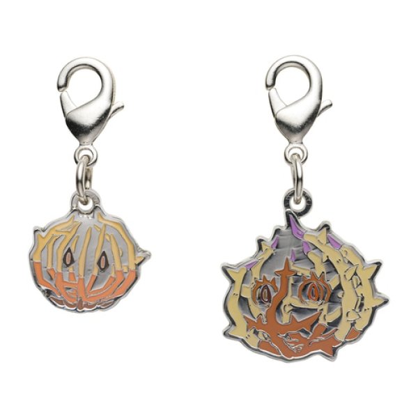 Photo1: Pokemon Center 2023 Metal Charm # 946 947 Bramblin Brambleghast (1)