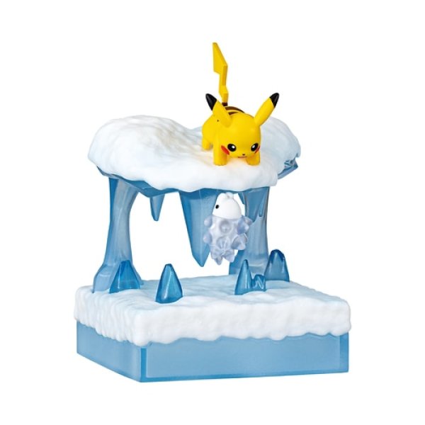 Photo1: Pokemon 2023 Pokemon World 3 Frozen Snow Field #1 Pikachu Snom Mini Figure (1)