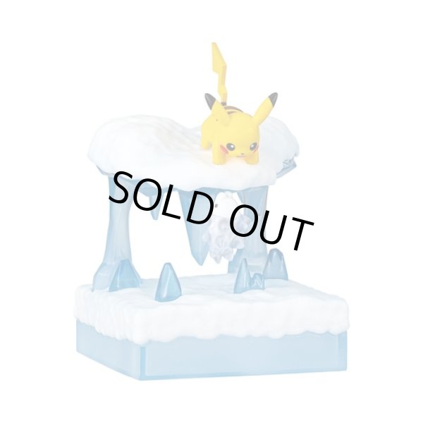 Photo1: Pokemon 2023 Pokemon World 3 Frozen Snow Field #1 Pikachu Snom Mini Figure (1)