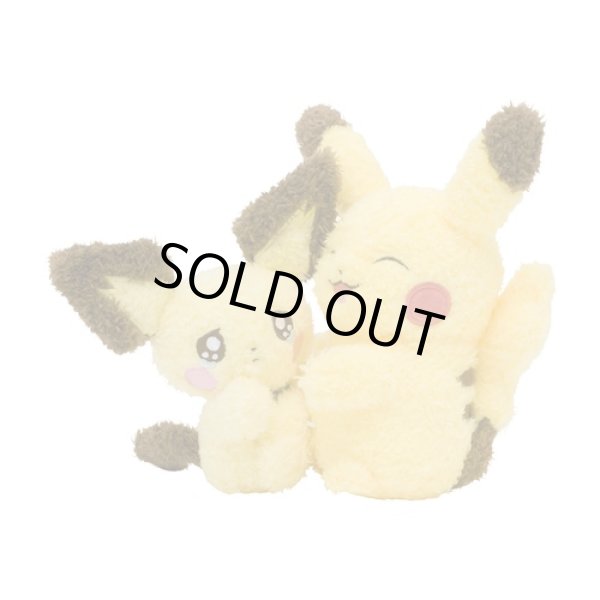 Photo4: Pokemon Center 2023 Buru Buru Mugyu! Don't Cry String Hugging Plush doll  Pichu & Pikachu (4)