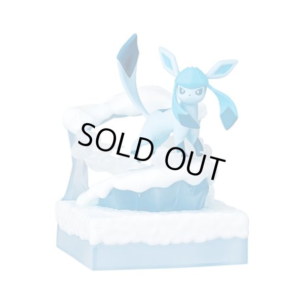 Photo1: Pokemon 2023 Pokemon World 3 Frozen Snow Field #6 Glaceon Mini Figure (1)