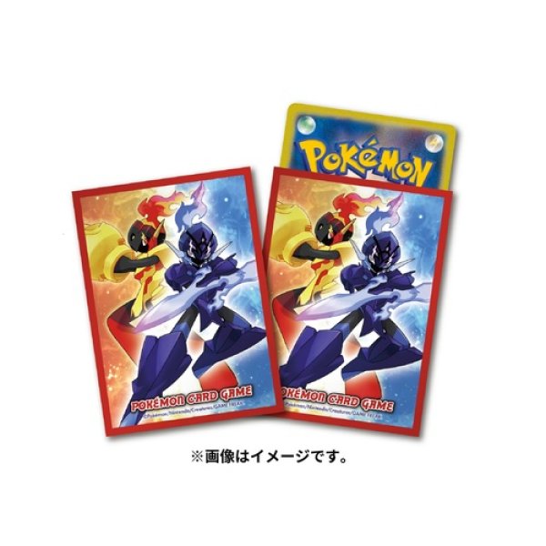 Photo1: Pokemon Center Original Card Game Sleeve Armarouge & Ceruledge Premium Mat ver. 64 sleeves (1)