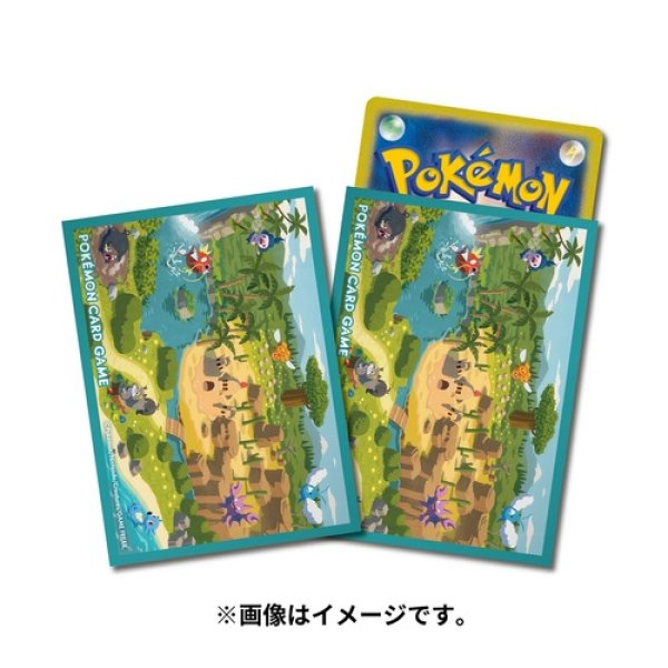 Photo1: Pokemon Center Original Card Game Sleeve Connecting Worlds 64 sleeves (1)