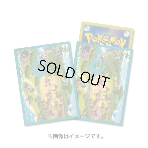 Photo1: Pokemon Center Original Card Game Sleeve Connecting Worlds 64 sleeves (1)